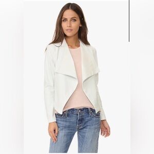 BB Dakota Peppin Drape Faux Leather Jacket XS